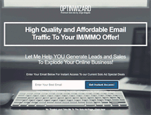 Tablet Screenshot of optinwizard.net